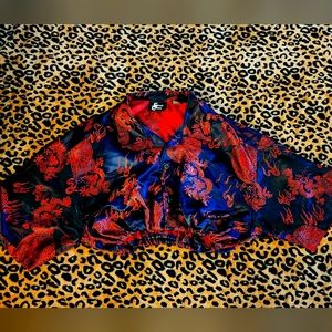 🚫SOLD🚫 Red Dragon Street Culture Crop Top